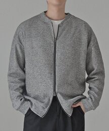 VERYVAIN（ベリベーン）の「2WAY ZIP CARDIGAN (GRAY)（カーディガン/ボレロ）」