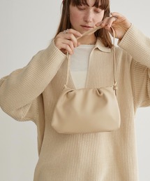 LOSCa（ロスカ）の「ギャザーミニパフハンドバッグ（ハンドバッグ）」