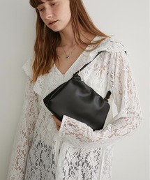 LOSCa（ロスカ）の「ギャザーミニパフハンドバッグ（ハンドバッグ）」