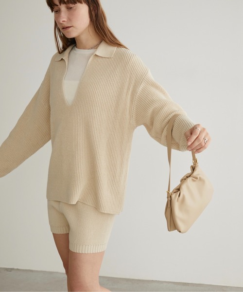 LOSCa(ロスカ)の「ギャザーミニパフハンドバッグ(ハンドバッグ・レディース・ブラック/ベージュ/ライトグリーン・FREE)」の11枚目の写真