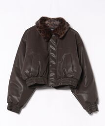 EMODA | FAKE LEATHER BZ(ブルゾン)