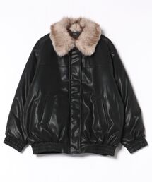 EMODA | FAKE LEATHER BZ(ブルゾン)