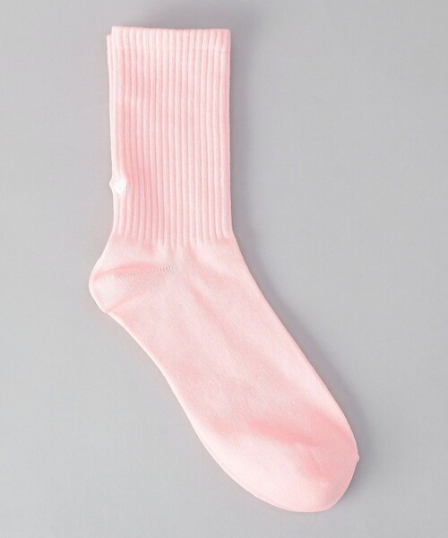 coen（コーエン）の「ハートバック刺繍リブソックス（ソックス/靴下・レディース・オフホワイト/ブラック/ピンク/その他1・FREE）」の3枚目の写真