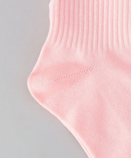 coen（コーエン）の「ハートバック刺繍リブソックス（ソックス/靴下・レディース・オフホワイト/ブラック/ピンク/その他1・FREE）」の8枚目の写真
