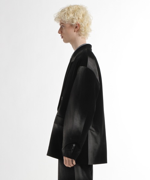 HARE（ハレ）の「【SET UP対応】フロッキーカコウジャケット(HARE)（テーラードジャケット・メンズ・グリーン系その他/ブラック系その他・FREE）」の13枚目の写真