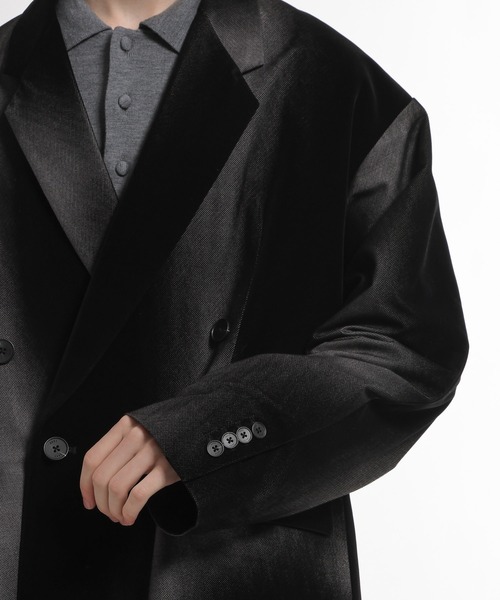 HARE（ハレ）の「【SET UP対応】フロッキーカコウジャケット(HARE)（テーラードジャケット・メンズ・グリーン系その他/ブラック系その他・FREE）」の17枚目の写真