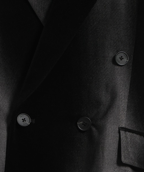 HARE（ハレ）の「【SET UP対応】フロッキーカコウジャケット(HARE)（テーラードジャケット・メンズ・グリーン系その他/ブラック系その他・FREE）」の21枚目の写真