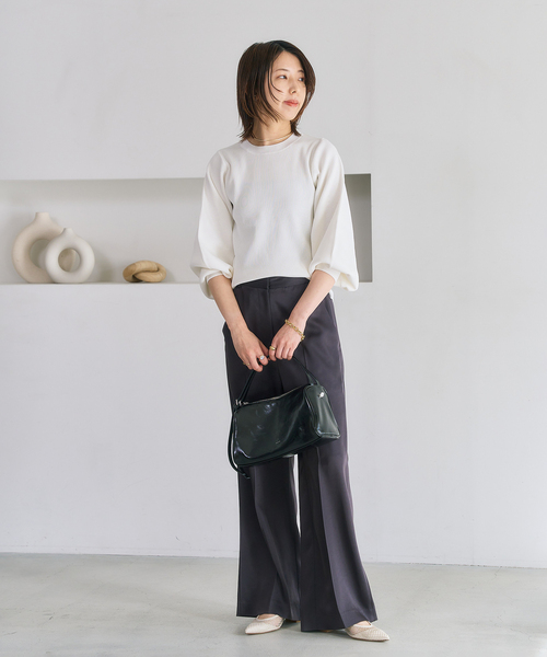 LE TALON（ルタロン）の「《追加》4.5cmポインテッドネットパンプス（パンプス・レディース・アイボリー/ブラウン/ブラック×ブラック・21/21.5/22cm/22.5cm/23cm/23.5cm/24cm/24.5cm/25cm/25.5cm）」の18枚目の写真