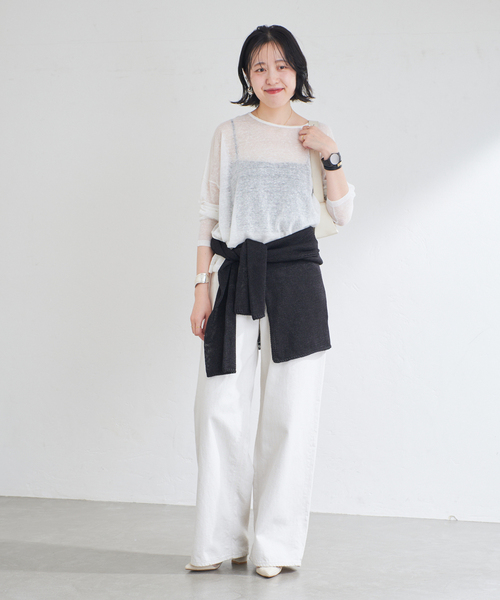 LE TALON（ルタロン）の「《追加》4.5cmポインテッドネットパンプス（パンプス・レディース・アイボリー/ブラウン/ブラック×ブラック・21/21.5/22cm/22.5cm/23cm/23.5cm/24cm/24.5cm/25cm/25.5cm）」の21枚目の写真