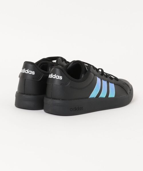 adidas（アディダス）の「【adidas】GRAND COURT BASE3.0W（スニーカー・レディース・ブラック・24.5cm/24.0cm/23.5cm/23.0cm/25.0cm）」の3枚目の写真