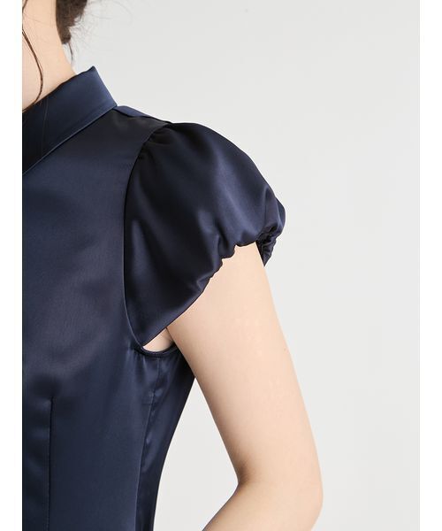 CELFORD（セルフォード）の「【洗える】】フロントスカラサテンブラウス（シャツ/ブラウス・レディース・アイボリー/ネイビー・36/38）」の20枚目の写真