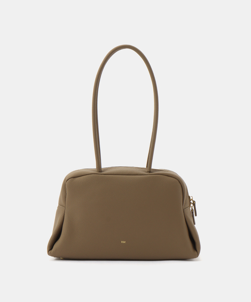 tov(トーヴ)の「TOV/ トーヴ PETAL OBLONG BAG M(ボストンバッグ・レディース・ブラック/ブラウン・FREE)」の2枚目の写真