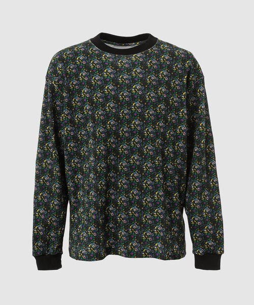 NOMA t.d.(ノーマティーディー)の「Small Flower Waffle Tee(Tシャツ/カットソー・メンズ・グレー/ブラック・3)」の1枚目の写真