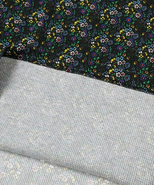 NOMA t.d.(ノーマティーディー)の「Small Flower Waffle Tee(Tシャツ/カットソー・メンズ・グレー/ブラック・3)」の7枚目の写真