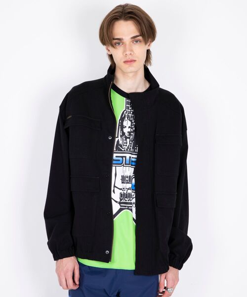 HYSTERIC GLAMOUR（ヒステリックグラマー）の「フィールドジャケット（その他アウター・メンズ・ブラック/トップグレー/ネイビー・SMALL/MEDIUM/LARGE/X-LARGE）」の4枚目の写真