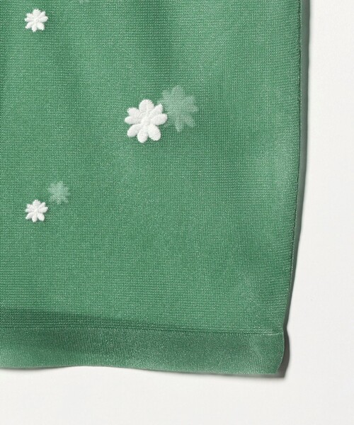 6（ロク）の「＜6(ROKU)＞シアー エンブロイダリー スカート（スカート・レディース・ケリーグリーン・FREE）」の6枚目の写真