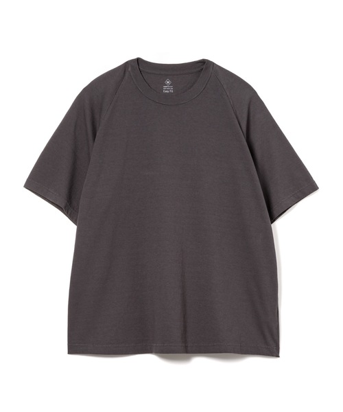 DAILY STANDARD by SANDINISTA（デイリースタンダードバイサンディニスタ）の「Cadet American Cotton Easy Fit Raglan Tee / アメリカコットン使用イージーフィットラグランTシャツ（Tシャツ/カットソー・メンズ・チャコール/ホワイト/ブラウン/ブラック・SMALL/MEDIUM/LARGE）」の3枚目の写真