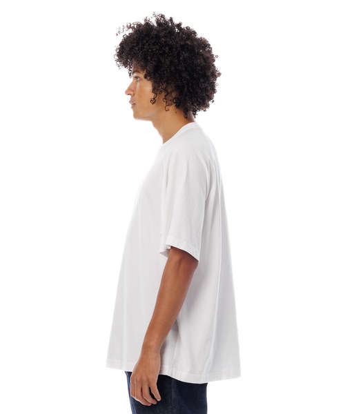 DAILY STANDARD by SANDINISTA（デイリースタンダードバイサンディニスタ）の「Cadet American Cotton Easy Fit Raglan Tee / アメリカコットン使用イージーフィットラグランTシャツ（Tシャツ/カットソー・メンズ・チャコール/ホワイト/ブラウン/ブラック・SMALL/MEDIUM/LARGE）」の19枚目の写真