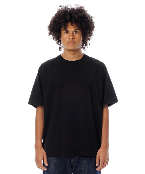 DAILY STANDARD by SANDINISTA（デイリースタンダードバイサンディニスタ）の「Cadet American Cotton Easy Fit Raglan Tee / アメリカコットン使用イージーフィットラグランTシャツ（Tシャツ/カットソー・メンズ・チャコール/ホワイト/ブラウン/ブラック・SMALL/MEDIUM/LARGE）」の21枚目の写真