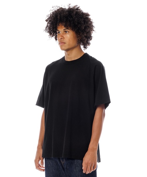 DAILY STANDARD by SANDINISTA（デイリースタンダードバイサンディニスタ）の「Cadet American Cotton Easy Fit Raglan Tee / アメリカコットン使用イージーフィットラグランTシャツ（Tシャツ/カットソー・メンズ・チャコール/ホワイト/ブラウン/ブラック・SMALL/MEDIUM/LARGE）」の22枚目の写真