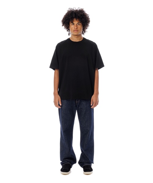 DAILY STANDARD by SANDINISTA（デイリースタンダードバイサンディニスタ）の「Cadet American Cotton Easy Fit Raglan Tee / アメリカコットン使用イージーフィットラグランTシャツ（Tシャツ/カットソー・メンズ・チャコール/ホワイト/ブラウン/ブラック・SMALL/MEDIUM/LARGE）」の12枚目の写真