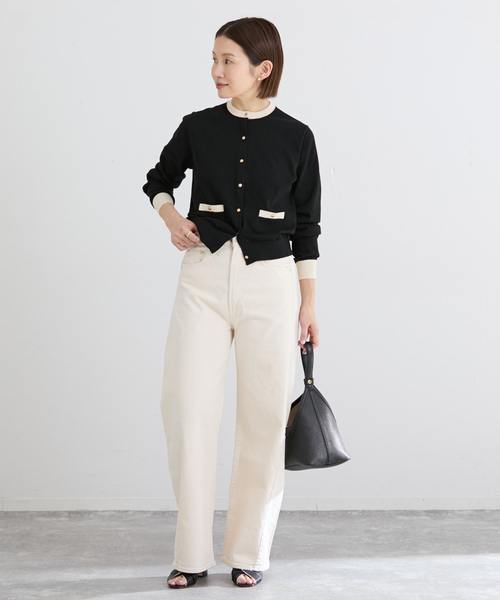 IENA（イエナ）の「《アンサンブル対応/新色あり/追加2》PARIGI カーディガン（カーディガン/ボレロ・レディース・ネイビー/レッド/ライトグレー/ブラック・FREE）」の13枚目の写真