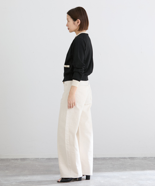 IENA（イエナ）の「《アンサンブル対応/新色あり/追加2》PARIGI カーディガン（カーディガン/ボレロ・レディース・ネイビー/レッド/ライトグレー/ブラック・FREE）」の14枚目の写真