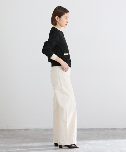 IENA（イエナ）の「《アンサンブル対応/新色あり/追加2》PARIGI カーディガン（カーディガン/ボレロ・レディース・ネイビー/レッド/ライトグレー/ブラック・FREE）」の16枚目の写真