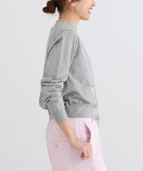 IENA（イエナ）の「《アンサンブル対応/新色あり/追加2》PARIGI カーディガン（カーディガン/ボレロ・レディース・ネイビー/レッド/ライトグレー/ブラック・FREE）」の19枚目の写真