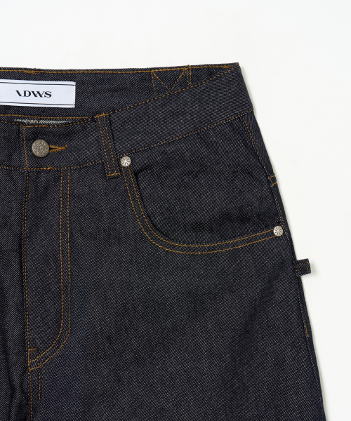 IDWS（アイドンワナセル）の「Bolly Roll Up Raw Denim Pants Indigo（デニムパンツ・レディース・その他・0/1/2）」の5枚目の写真