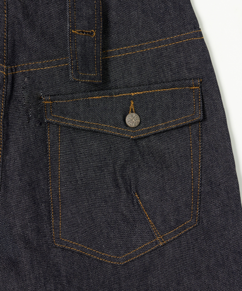 IDWS（アイドンワナセル）の「Bolly Roll Up Raw Denim Pants Indigo（デニムパンツ・レディース・その他・0/1/2）」の6枚目の写真
