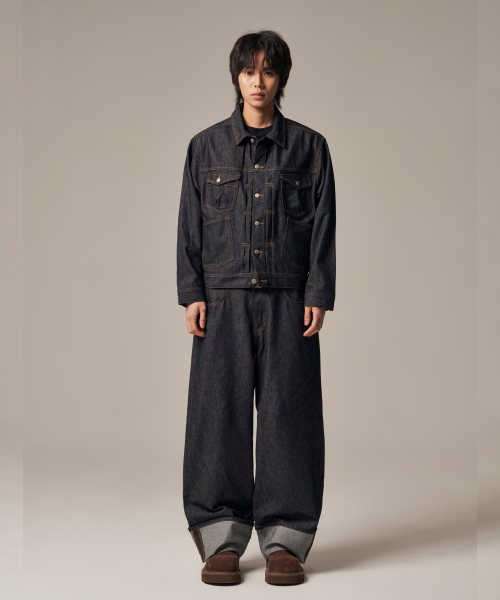 IDWS（アイドンワナセル）の「Bolly Roll Up Raw Denim Pants Indigo（デニムパンツ・レディース・その他・0/1/2）」の10枚目の写真