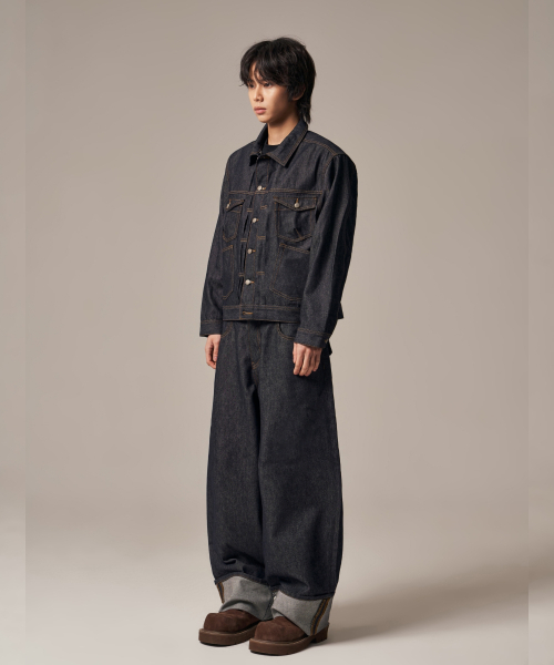 IDWS（アイドンワナセル）の「Bolly Roll Up Raw Denim Pants Indigo（デニムパンツ・レディース・その他・0/1/2）」の14枚目の写真
