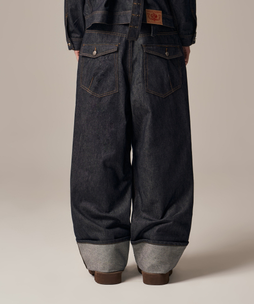 IDWS（アイドンワナセル）の「Bolly Roll Up Raw Denim Pants Indigo（デニムパンツ・レディース・その他・0/1/2）」の15枚目の写真
