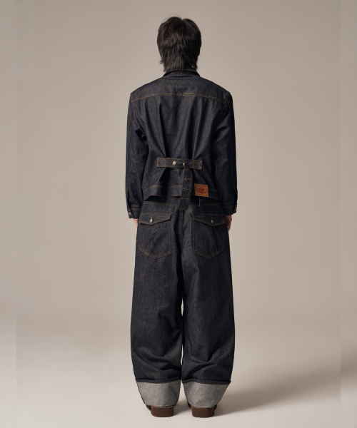 IDWS（アイドンワナセル）の「Bolly Roll Up Raw Denim Pants Indigo（デニムパンツ・レディース・その他・0/1/2）」の18枚目の写真