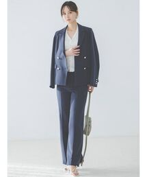 SNIDEL | Sustainableハイウエストストレートパンツ(スラックス)