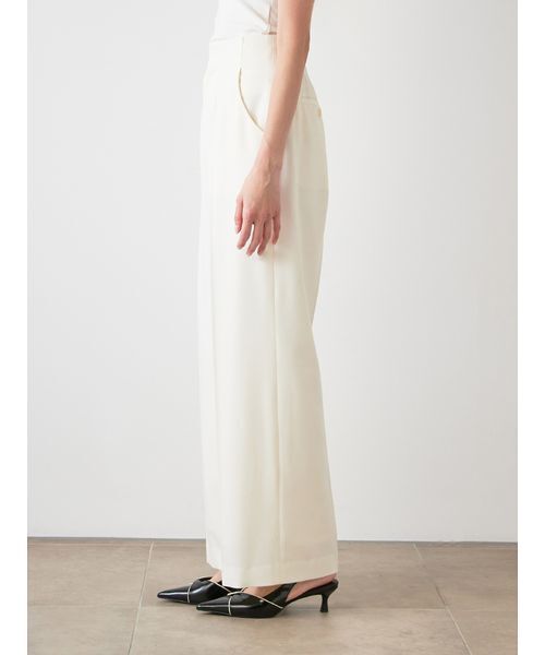 SNIDEL（スナイデル）の「Sustainableハイウエストストレートパンツ（スラックス・レディース・ネイビー/アイボリー/グレー・0/1）」の12枚目の写真