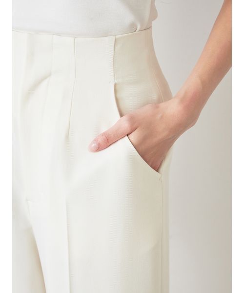 SNIDEL（スナイデル）の「Sustainableハイウエストストレートパンツ（スラックス・レディース・ネイビー/アイボリー/グレー・0/1）」の14枚目の写真