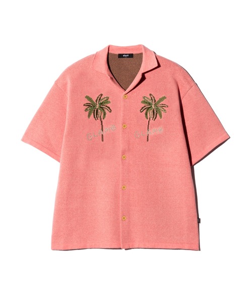 glamb（グラム）の「Resort Beads Shirt / リゾートビーズシャツ（シャツ/ブラウス・メンズ・ブラック/ベージュ/ピンク・S/M/L）」の8枚目の写真