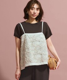 レーヨンポリエステルストレッチ プルオーバー ニット