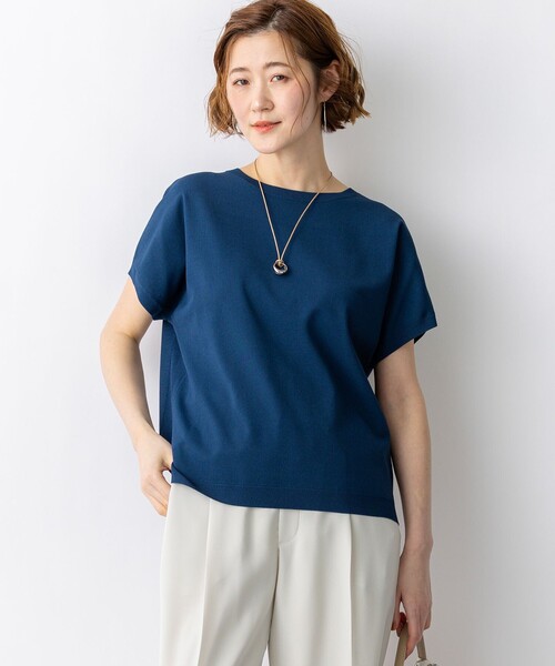 23区(ニジュウサンク)の「レーヨンポリエステルストレッチ プルオーバー ニット(ニット/セーター・レディース・ホワイト系/ベージュ系/ブラウン系1/ホワイト系1/ネイビー系1/ピンク系/ネイビー系/スカイブルー系/ダークブラウン系/ブラック系/キャメル/ライトオレンジ系/ダルブルー系・38)」の10枚目の写真