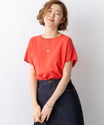 レーヨンポリエステルストレッチ プルオーバー ニット