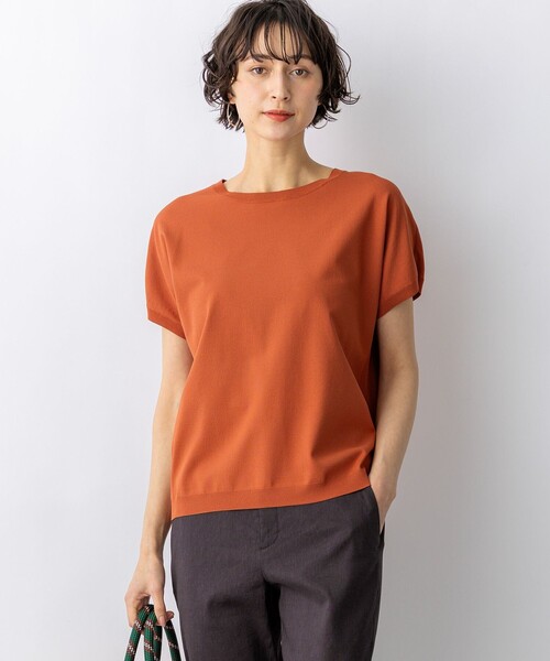 23区(ニジュウサンク)の「レーヨンポリエステルストレッチ プルオーバー ニット(ニット/セーター・レディース・ホワイト系/ベージュ系/ブラウン系1/ホワイト系1/ネイビー系1/ピンク系/ネイビー系/スカイブルー系/ダークブラウン系/ブラック系/キャメル/ライトオレンジ系/ダルブルー系・38)」の11枚目の写真