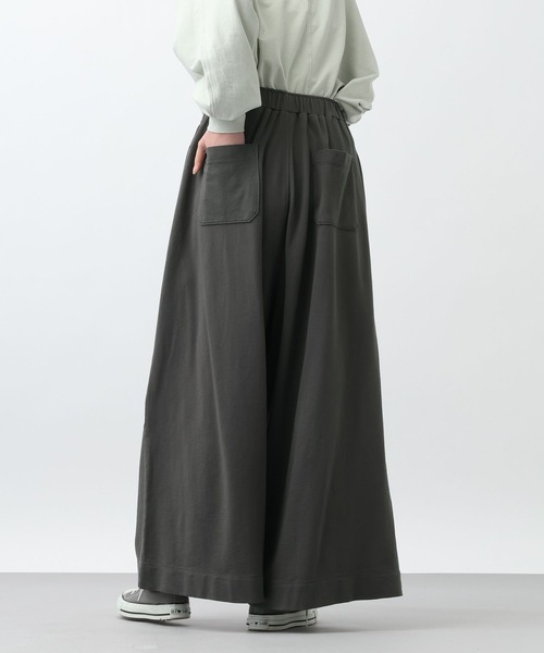 studio CLIP（スタディオクリップ）の「《natural by clip》ミニ裏毛Ｗバイオワイドパンツ[プチサイズあり]（その他パンツ・レディース・ネイビー/チャコール・FREE/PF）」の8枚目の写真