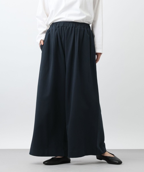 studio CLIP（スタディオクリップ）の「《natural by clip》ミニ裏毛Ｗバイオワイドパンツ[プチサイズあり]（その他パンツ・レディース・ネイビー/チャコール・FREE/PF）」の16枚目の写真