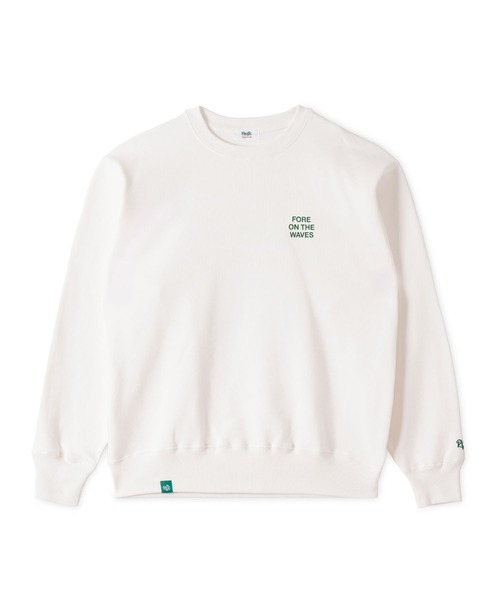Pacific GOLF CLUB（パシフィックゴルフクラブ）の「CUP & SURFER CREW-NECK SWEAT（Tシャツ/カットソー・メンズ・オフホワイト/ダークグリーン/ライトグレー・M/L/XL）」の7枚目の写真