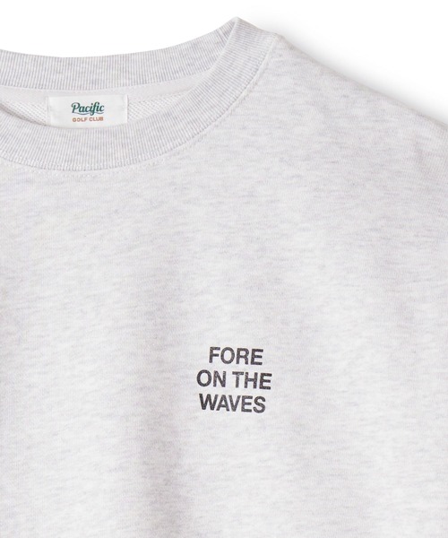 Pacific GOLF CLUB（パシフィックゴルフクラブ）の「CUP & SURFER CREW-NECK SWEAT（Tシャツ/カットソー・メンズ・オフホワイト/ダークグリーン/ライトグレー・M/L/XL）」の13枚目の写真