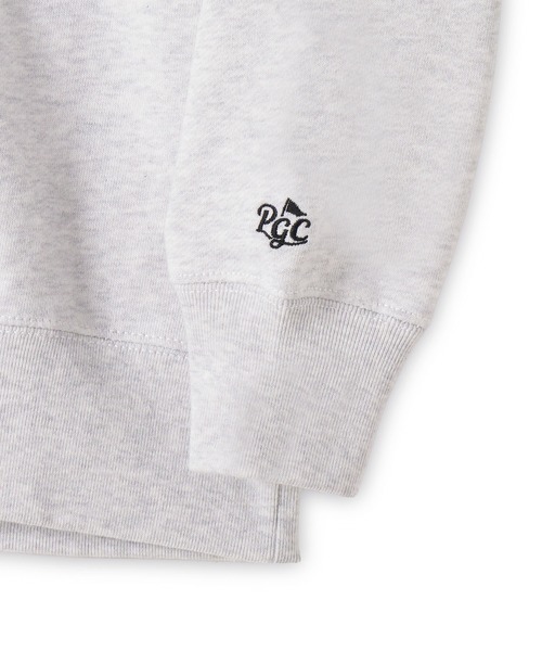 Pacific GOLF CLUB（パシフィックゴルフクラブ）の「CUP & SURFER CREW-NECK SWEAT（Tシャツ/カットソー・メンズ・オフホワイト/ダークグリーン/ライトグレー・M/L/XL）」の4枚目の写真
