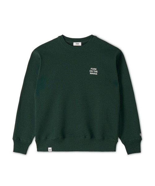 Pacific GOLF CLUB（パシフィックゴルフクラブ）の「CUP & SURFER CREW-NECK SWEAT（Tシャツ/カットソー・メンズ・オフホワイト/ダークグリーン/ライトグレー・M/L/XL）」の5枚目の写真