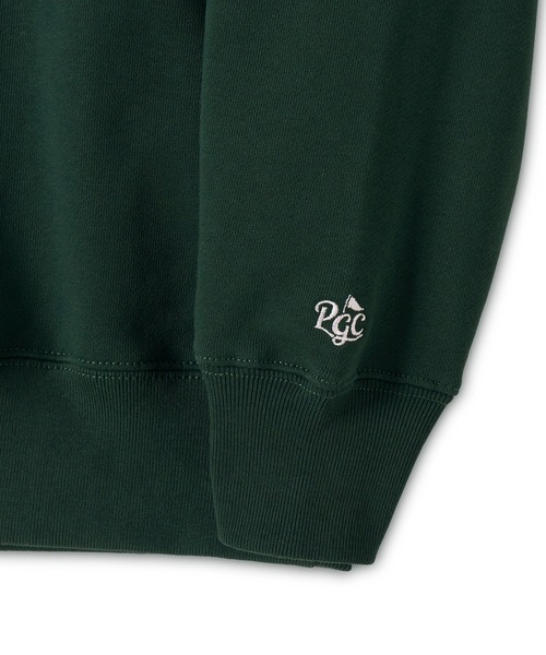 Pacific GOLF CLUB（パシフィックゴルフクラブ）の「CUP & SURFER CREW-NECK SWEAT（Tシャツ/カットソー・メンズ・オフホワイト/ダークグリーン/ライトグレー・M/L/XL）」の6枚目の写真